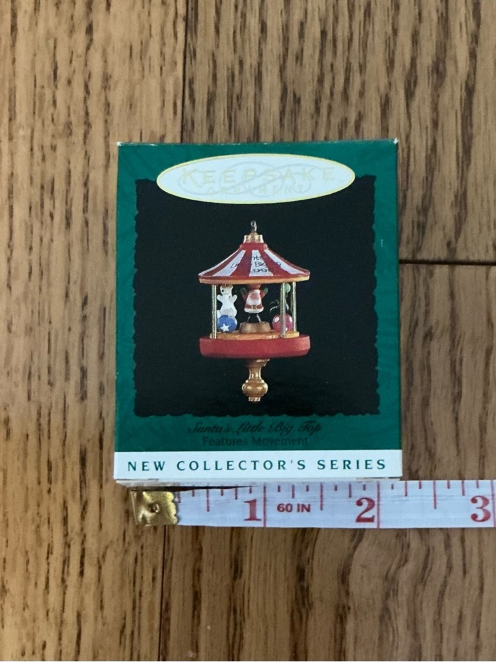 Hallmark Keepsake Santa’s Little Big Top Miniature